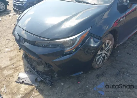 2020 Toyota Corolla Hybrid Le from USA, damaged, VIN JTDEBRBE9LJ014524